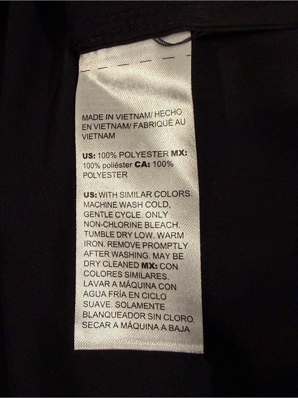 Chico's Black Polyester Blouse